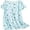 Green, variant on FOREEMME Womens Nightgowns Cotton Sleep Shirts Cartoon Printed Sleepwear Short Sleeves Night Gown Dress Casual Pajamas XL Cloud Moon