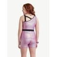 thumbnail image 4 of Justice Girls Gymnastic Leotard Biketard for Teens with Matching Hair Scrunchie, Sizes XS-XL, 4 of 4