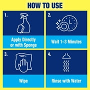 (8 pack) Scrub Free Total Bathroom Cleaner with OxiClean, Lemon Scent, 32 fl oz