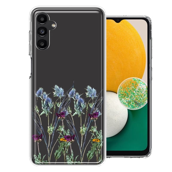 MUNDAZE Case For Samsung Galaxy A13 Country Dried Flowers Phone Cover