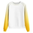 thumbnail image 3 of Vedolay Women's 2023 Oversized Sweatshirts Hoodies Long Sleeve Pullover Fall Clothes with Pocket,Yellow L, 3 of 5