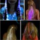thumbnail image 2 of Luz para el cabello, adornos navideños, diadema LED, luces para el cabello para fiesta, Clip trenzado brillante para Halloween, luces Flash de cumpleaños de neón, brillo Rave, 2 of 5