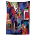 thumbnail image 3 of Ambesonne Contemporary Tablecloth Rectangular Table Cover, Modern Art Picture, 52"x70", Multicolor, 3 of 4