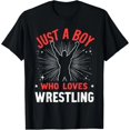 thumbnail image 1 of Solo Un Chico Que Ama La Lucha Libre, Los Chicos Y Los Niños, Playera De Niño Luchador, 1 of 7