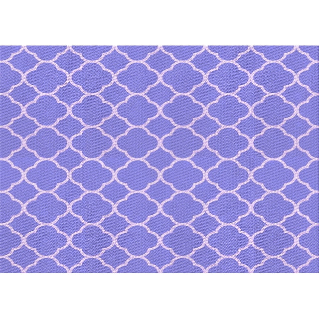 Ahgly Company Machine Washable Indoor Rectangle Transitional Light Slate Blue Area Rugs, 8' x 10'