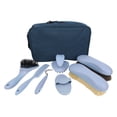 thumbnail image 3 of Cepillo de limpieza de 8 piezas, juego de aseo de caballos, herramientas portátiles de recorte de pezuñas, de mantenimiento, accesorios de baño de Azul, 3 of 8