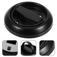 thumbnail image 4 of Miangastore Poignée de Porte Ronde en Acier Inoxydable Encastrée, Moderne, Noire, pour Porte Coulissante de Grange, 4 of 8