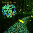 thumbnail image 6 of Gustave 100Pcs Luminous Pebbles Stones Glow in The Dark Garden Pebbles Rocks for Home Indoor Outdoor Walkways Path Patio Lawn Yard Fish Tank Decor "Colorful", 6 of 9