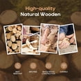 thumbnail image 3 of Juego de 5 Espátulas de Madera, Cucharas de Madera para Cocinar, Utensilios de Cocina Antiadherentes y ., 3 of 5
