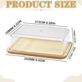 thumbnail image 3 of Butter and Cheese Storage Box - Rectangular Butter Preservation Container with Airtight Lid, Refrigerator Box for Butter, Cheese, Food Fresh Keeper, 3 of 9