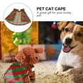 thumbnail image 2 of CTIRCHIU Pet Striped Cape Pet Cloak Cloth Chic Costumes for Cats 1Pcs, 2 of 5