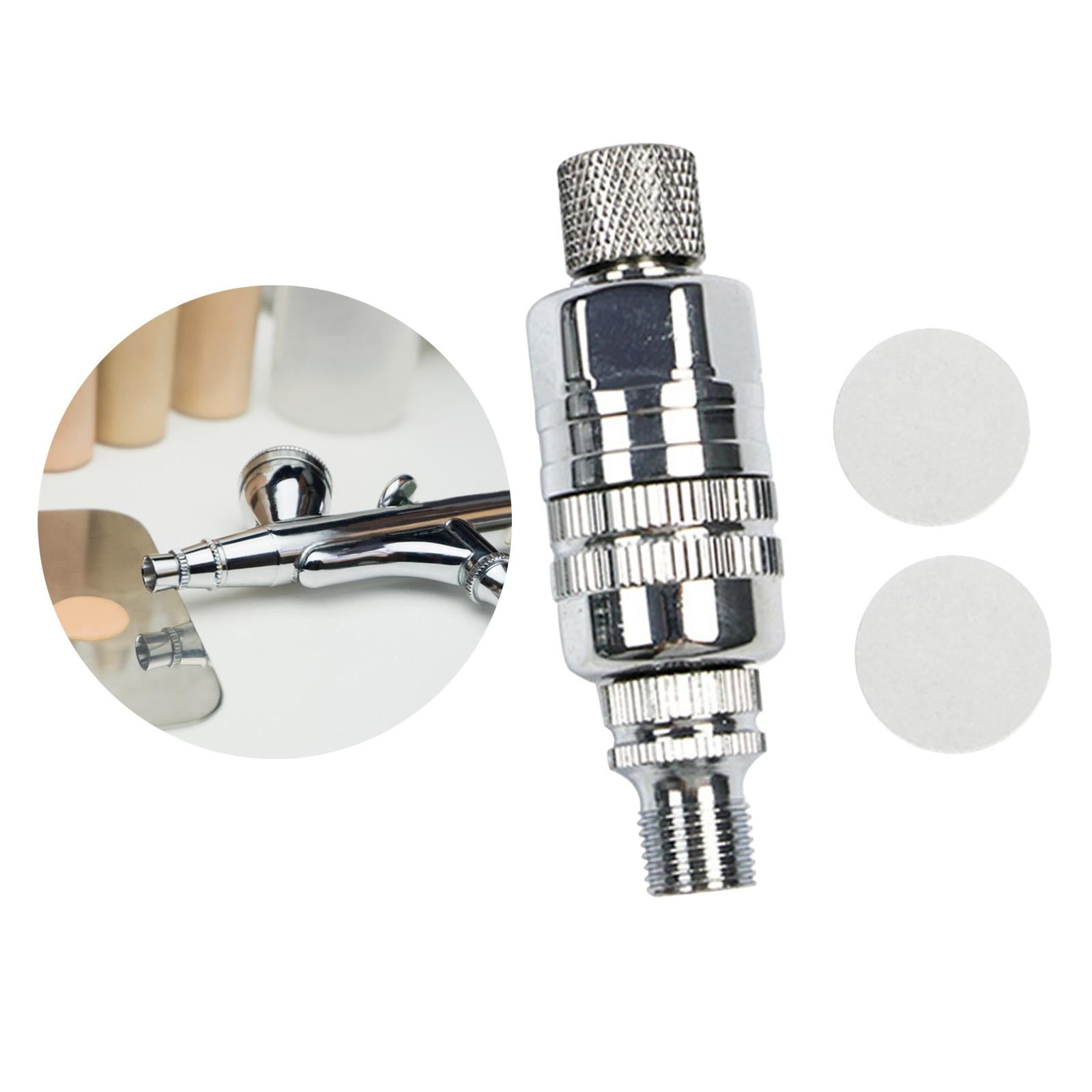 Abbraccia Mini Airbrush Air , Air Brush Spray s, Airbrush Parts Adjustable Air Output Oil Water Separator, Mini Air