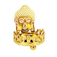 thumbnail image 1 of Aleación Hueco Tallado Luz Y Sombra Mantequilla Portalámparas Candelabro Dorado Candelabro Budista Decorativo Altar Budista Accesorio Para Salón Budista Festival Budista Minnieouse HA026750-02, 1 of 5
