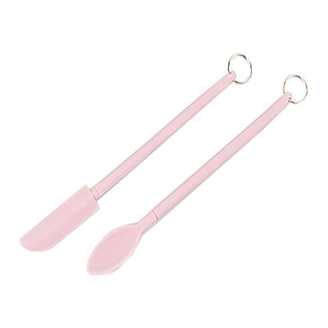 CEHVOM Mini Silicone Spatula Set,Makeup Spatula,Thin Jar Scraper For Kitchen,New Handle Telescopic Small Spatulas Clearance