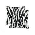 thumbnail image 1 of BELTON FAUX FUR PILLOW 18"X18" 2-PACK, 1 of 2