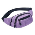 thumbnail image 2 of Riñonera en el pecho con correa ajustable Cola portátil de viaje para hombres y mujeres Correr Violeta, 2 of 4