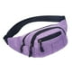 thumbnail image 2 of Riñoneras para hombre y mujer, riñonera con bolsillos con cremallera y correas ajustables para uso informal. Violeta, 2 of 4