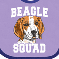 thumbnail image 4 of Inktastic Dog Beagle Squad Boys or Girls Baby Bib, 4 of 4