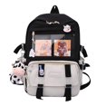 thumbnail image 3 of Harajuku Style Cartoon Graphic Women's Backpack - Large Capacity & Colorblock Design!, 3 of 4
