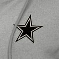thumbnail image 2 of Women's Antigua  Heather Gray Dallas Cowboys Seeker Full-Zip Hoodie Jacket, 2 of 2