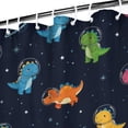 thumbnail image 3 of Space Dinosaur Pattern Shower Curtain 72"x72" ,Bathroom Decorative Shower Curtains Set with 12 Hooks,Modern Waterproof Washable Shower Curtain, 3 of 6