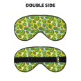 thumbnail image 2 of Salouo Kiwi Fruits Summer Pattern Sleep Mask,Sleep Eye Mask & Blindfold Eye Sleep Shade Cover with Elastic Strap Soft Eye Cover Eyeshade for Night Sleeping Travel & Nap, 2 of 7