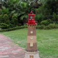 thumbnail image 3 of Large Solar Lighthouse Beacon Rotating Lights Outdoor Garden Landscape Patio Lights, 3 of 5