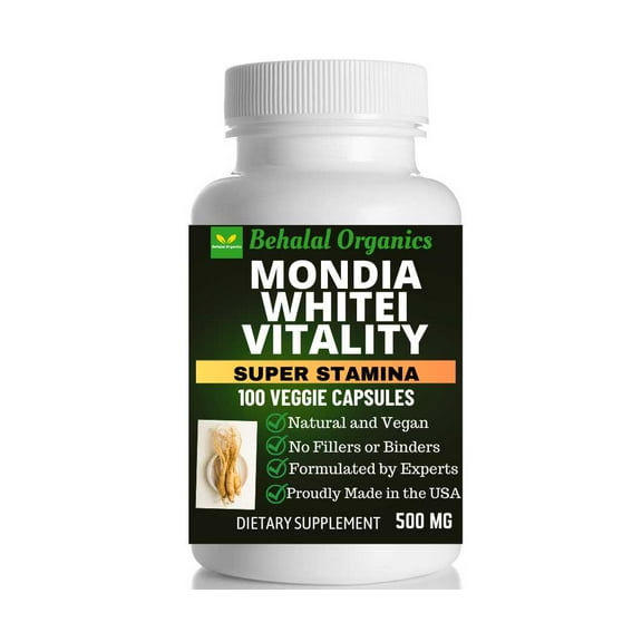 Mondia Whitei - Mulondo White Ginger Entengo Gondolosi 100 Quick vegan Capsules