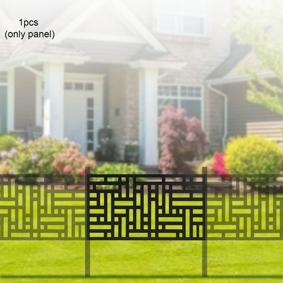 Peakora Decorative Outdoor Privacy Screen Panels Metal Laser Cut Privacy Screen Decorative Patio Metal Fence for Outdoor Indoor Decor