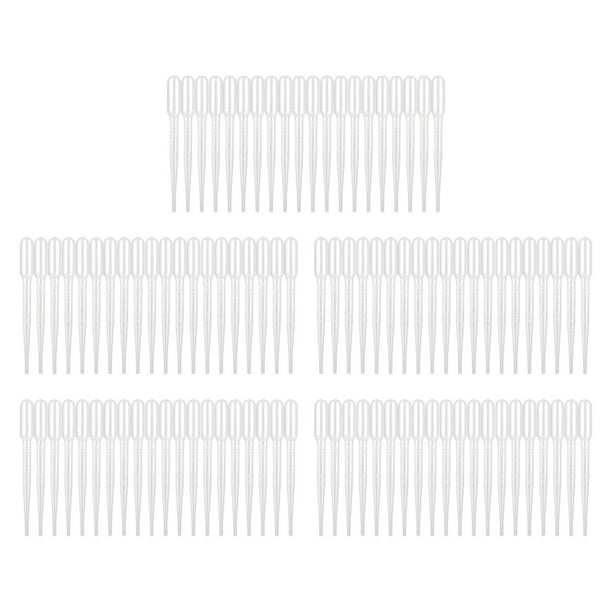 100 pipetas de transferencia con gotero desechables para pruebas, mini accesorios portátiles 2mL