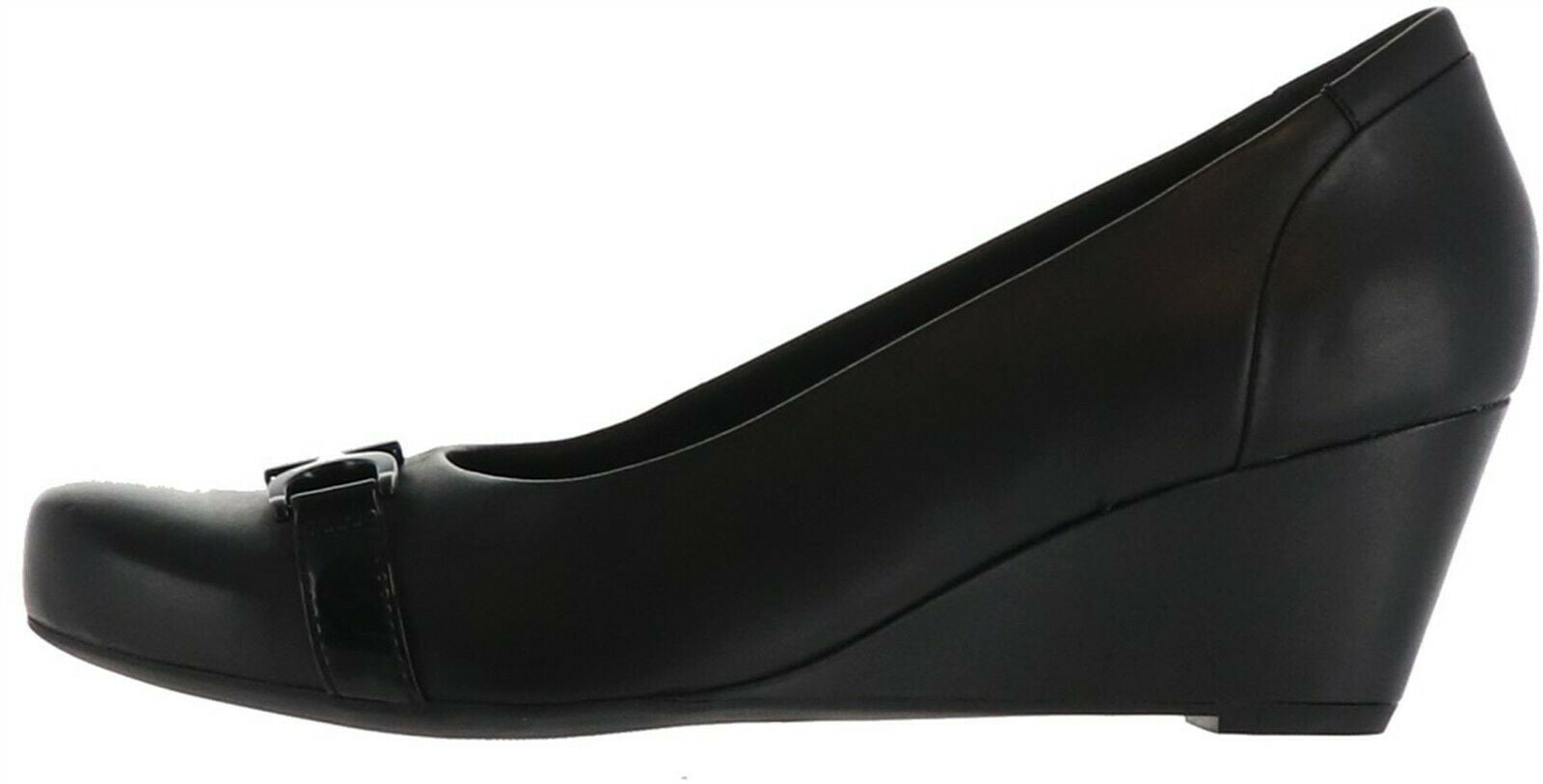 clarks flores tulip leather wedges