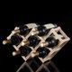 thumbnail image 4 of Red Wine Rack Wine Holder Red Wine Organizer Wooden Bottle Mount Suitable for Holding 6 Bottles Red, 4 of 5