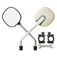 thumbnail image 1 of guohui 2 Pieces Bicycle Rearview Mirror Wide View Bar End Mirror Electric Bike Rearview Beige, 1 of 8