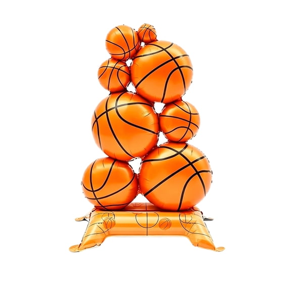 Basketball Birthday Party Decorations Basketball Theme Party Decorations Stand Up Balloon Display for Sports Themed Celebrations Party Table Decor for Student and Fans