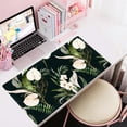 thumbnail image 5 of Desk Mat Black and Gold White Rose Flowers Decor Large Keyboard Mouse Pad for Laptop Pc Setup Desk Cover Protector Desk DéCor for Office Home Work Gaming 31.5" X 15.7" Stitched Edge Non-Slip Design, 5 of 6