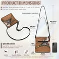 thumbnail image 7 of Kuiaobaty Chihuahua Zipper Crossbody Bag for Women Trendy, Waterproof Portable Leather Satchel Purse with Adjustable Strap, Lightweight Roomy Shoulder Handbag Crossbody for Travel, 7 of 7