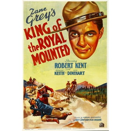 1936 Replica Sky King - King Of The Royal Mounted Robert Kent 1936 Tm And Copyright 20Th Century Fox Film Corp All Rights ReservedCourtesy Everett Collection Movie Poster Masterprint