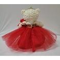 thumbnail image 3 of Quince Años Quinceañera Last Doll Teddy Bear in Red Dress Gold Trim - Centerpiece & Decoration, 3 of 10