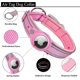 thumbnail image 2 of Padded dog collar suitable for certain brands, reflective design for small, medium, large dogs with integrated air tag, [pink - size L] bett, 2 of 5