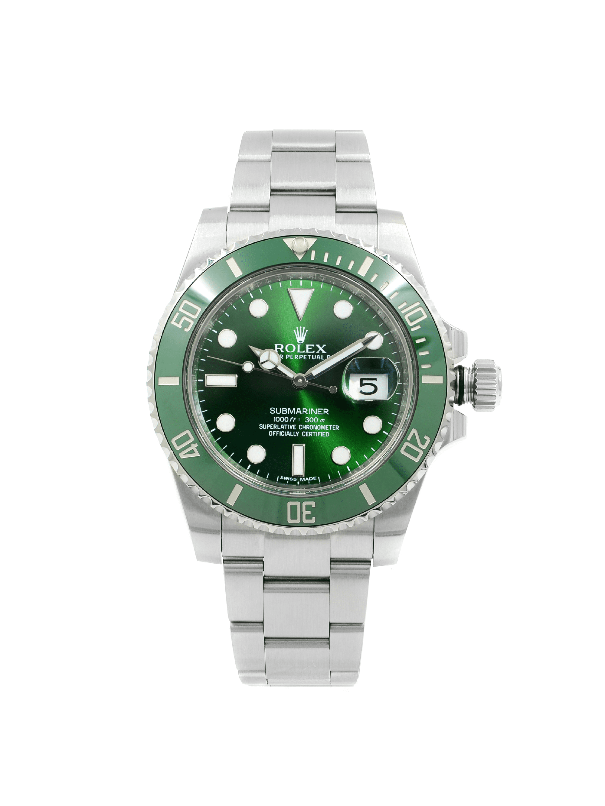 Rolex Submariner Date Hulk Steel 