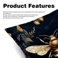 thumbnail image 2 of Honeybee Elegant Velvet Covers - Set of 2, Decorative Bed Pillow Cases with Unique Patterns for Home Decor, Available in 16x16, 18x18, and 20x20 Inches, 2 of 6