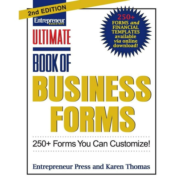 Entrepreneur Magazine's Ultimate Books Ultimate Book of Business Forms