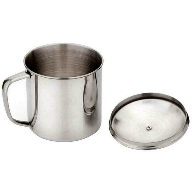 Coleman Exponent camp mugs for camping kitchen, heavy stainless steel metal  cups
