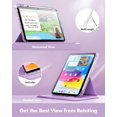 thumbnail image 6 of 360° Rotating Glitter Case Clear Back & Pencil Holder for iPad 11"/10.9", 6 of 8