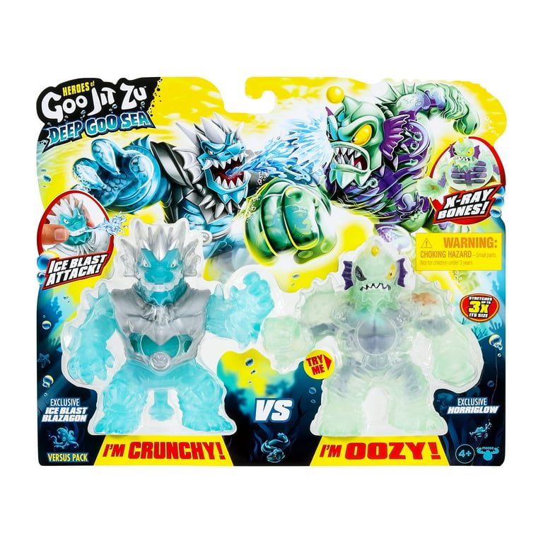 Brand New Heroes of Goo Jit Zu Deep Goo Sea Versus Pack, Giant Ice