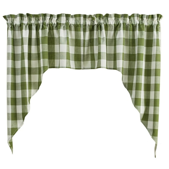 Park Designs Sage Buffalo Check Swag 36''L