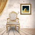 thumbnail image 3 of Heffernan, Lucia 26x26 Gold Ornate Wood Framed with Double Matting Museum Art Print Titled - Yoga Chick Plow Pose, 3 of 4
