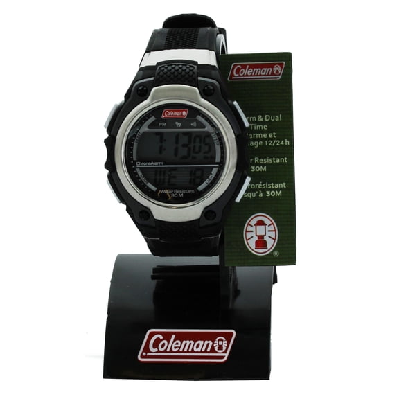 Coleman Men's 40607 Digital Dual Time Sport Watch water resistant