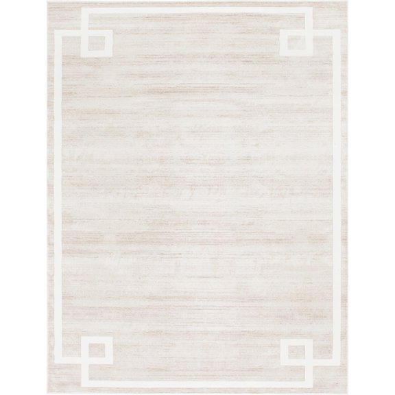 Jill Zarin’s Uptown Rectangular Abstract Modern Area Rugs, Tan