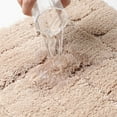 thumbnail image 6 of Ludlz Indoor Doormat Solid Color Semicircular Super Absorbent Water Low Profile Mats Machine Washable Non Slip Rubber Entrance Rug for Front Door Inside Dirt Trapper Mats Shoes Scraper, 6 of 7